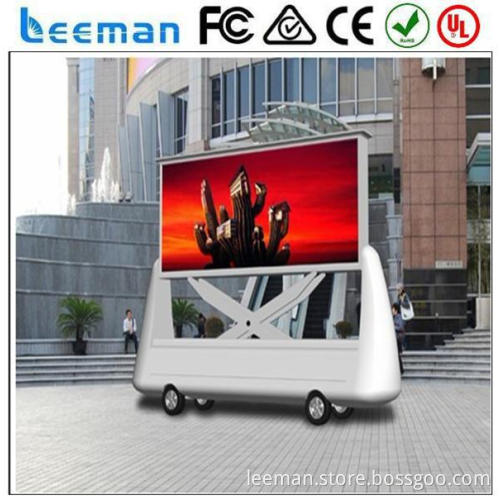 truck mobile led display board Leeman 2015 led display outdoor advertising equipment